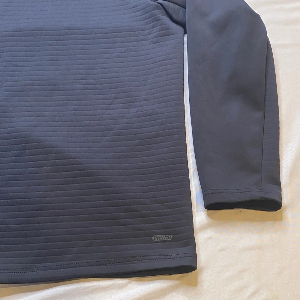 Spyder Active Charcoal Gray‎ Performance Full Zip Hooded Jacket-NWOT